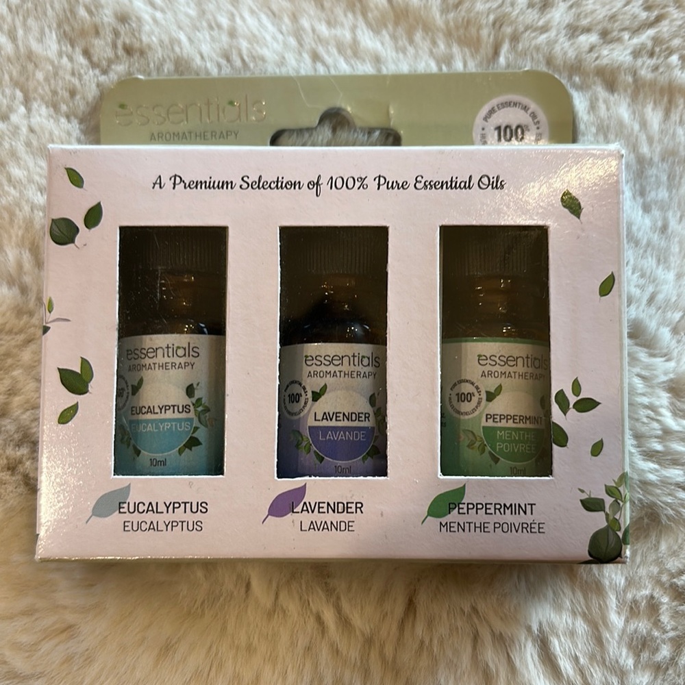 New in box. Essential oils